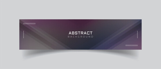 Wall Mural - linkedin banner with abstract background
