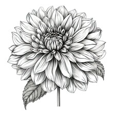 Dahlia Blossom Flower Clipart Free Stock Photo - Public Domain Pictures