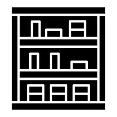 Sticker - Bookshelf Icon