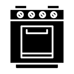 Canvas Print - Cooking Stove Icon