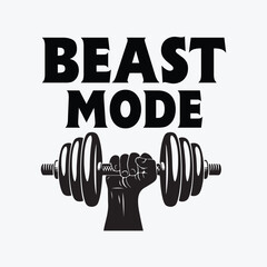 beast mode funny gifts t-shirt design