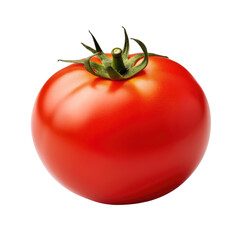 Poster - Tomato on transparent backround.