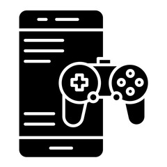 Mobile Gaming Icon