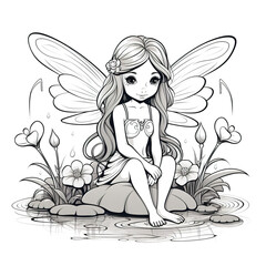 fairy with wings