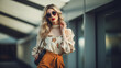 © ckybe - Stylish fashionista posing confidently in a trendy outfit, setting new style goals.