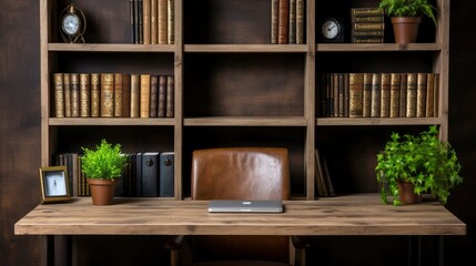 Home Office copy space, Generative AI