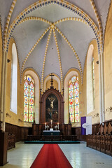 Wall Mural - Interior of Cesis Lutheran Church, Latvia.