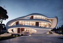 Photo Of A Modern Architectural Masterpiece With A Stunning Spiral Design Ai Generated