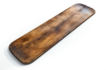 Aufkleber - wooden board isolated on white background.