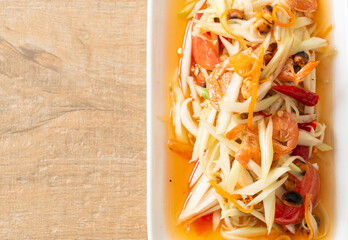 Wall Mural - Som Tum - Spicy papaya salad