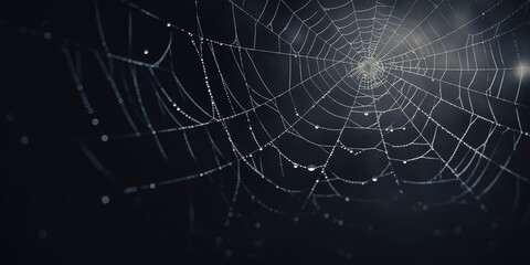 background with cobwebs