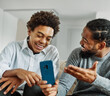 © Lumos sp - father son child family smartphone man teenage phone boy parent technology together lifestyle mobile phone communication teenager mobile sitting togetherness young fun