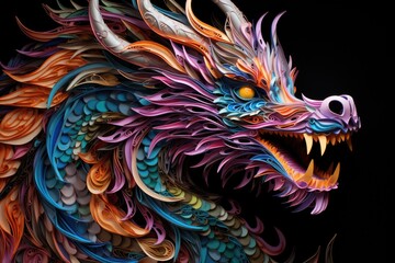  Dragon symbol of year 2024
