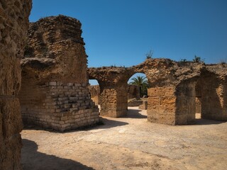 Wall Mural - Carthage ruins of the Baths of Antoninus Pius, Tunisia, Africa