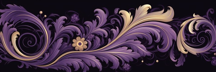 Poster - Rich ornament and old Damascus style pattern for design of luxury products
