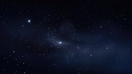 Outer space background. Dark cosmic void with stars, interstellar medium, dust and gas. Astronomy wallpaper. 