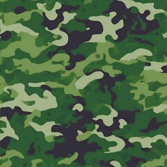 Wall Mural - green camouflage background generated ai