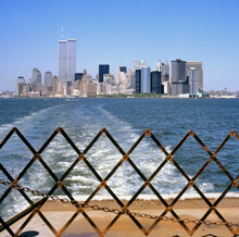 New York City Skyline Seen From The Staten Island Ferry