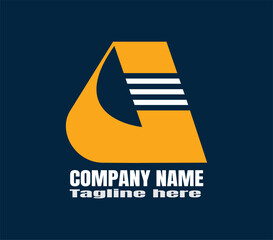 Fototapete - Modern Logo. CMYK color mode. Free font used. Vector EPS file.