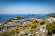 View over the bay of Dubrovnik