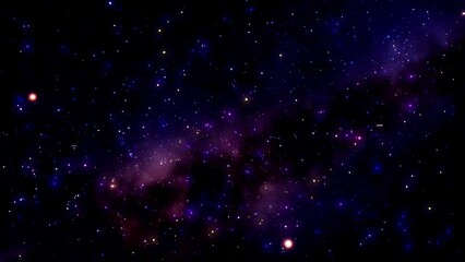 Wall Mural - Deep Galaxy Animated Background