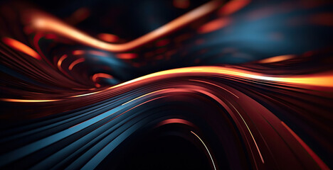 Poster - abstract digital background. can be used for technological processes, neural networks and ai, digita