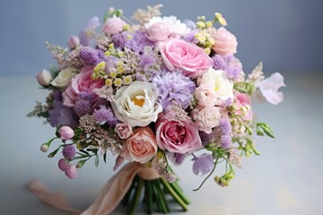 Beautiful summer wedding bouquet