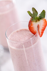 Sticker - Strawberry banana smoothie