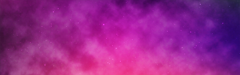 Wall Mural - cosmic clouds. deep universe with shining stars. wide cosmos background. magic outer space template 