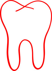 Poster - Doodle teeth icon