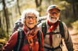 © OneByOne - Exploring Love and Scenic Trails Older Couple's Outdoor Journey