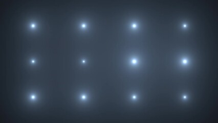 Poster - Flickering lights. Computer generated 3d render