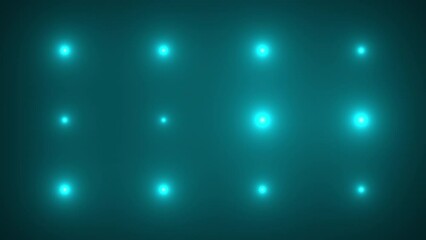 Poster - Flickering lights. Computer generated 3d render