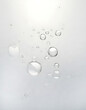 © mj - pink beauty collagen skin serum and vitamin illustration, generative ai hyaluronic acid molecules background, Close Up, AI generative