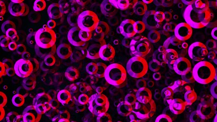 Poster - Stroke circle Particles. Computer generated 3d render