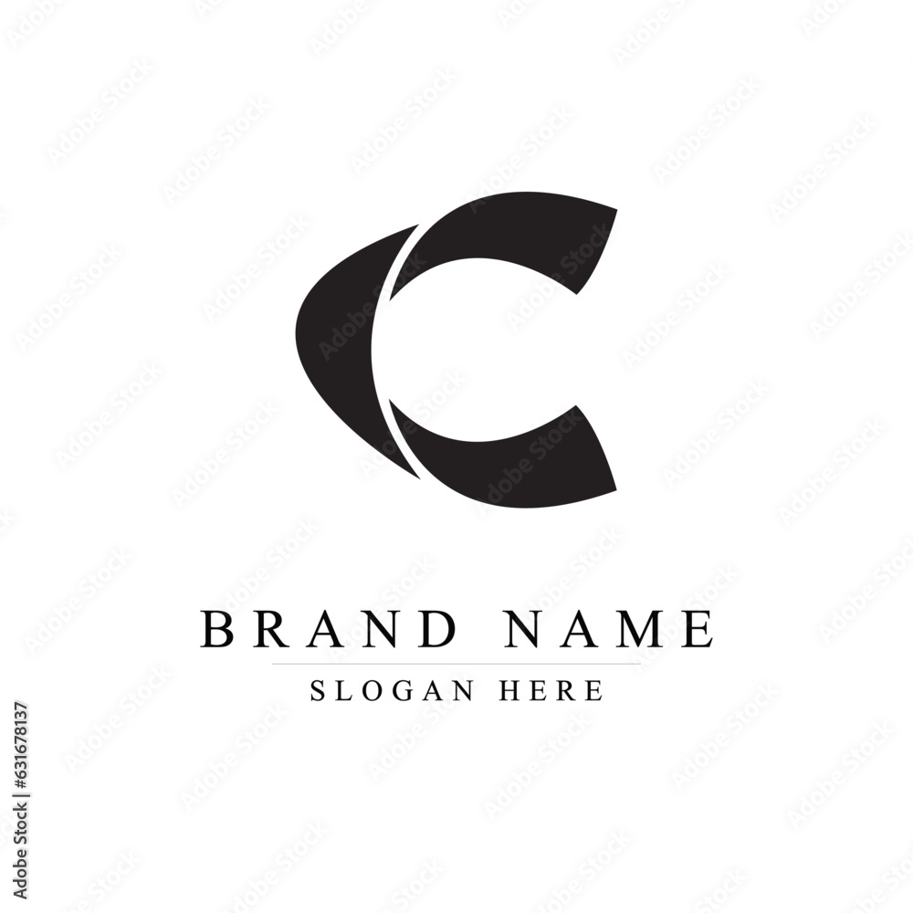 initials letter c logo design vector illustration template, Initial ...