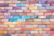 Colorful brickwall background