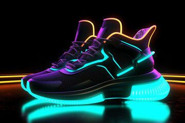 light shoes, AI generated