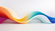 © BazziBa - Colorful Wave on White