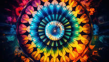 A Captivating Image Where Various Media Images Are Refracted Through A Kaleidoscope