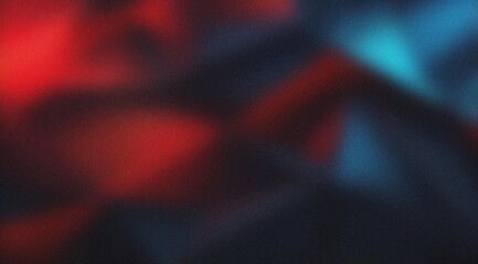 Wall Mural - red blue abstract gradient on black background, grainy texture website header design, blurred vivid 