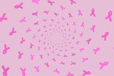 Fototapeta Motyle - Pink abstract background about the International Day of the Fight against Breast Cancer. October 19.