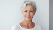 © EmmaStock - Mature old lady close up portrait. Healthy face skin care beauty, middle age skincare cosmetics
