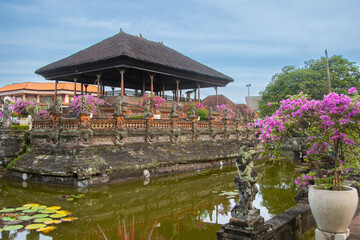 The Palace of Klungkung on the Indonesian holiday island of Bali