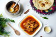 Delicious Chicken Korma indian - pakistani style with nan