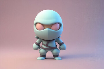 robot in a suit, 3 d render