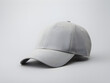 Gray snapback cap (baseball cap) mockup