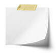 note tape adhesive blank paper label message background post notice reminder office notepad memo page empty notepaper white notebook sticky business