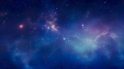 Wall Mural - Milky Way Galaxy with stars and space dusts during starry night. soft focus and noise due to long expose.