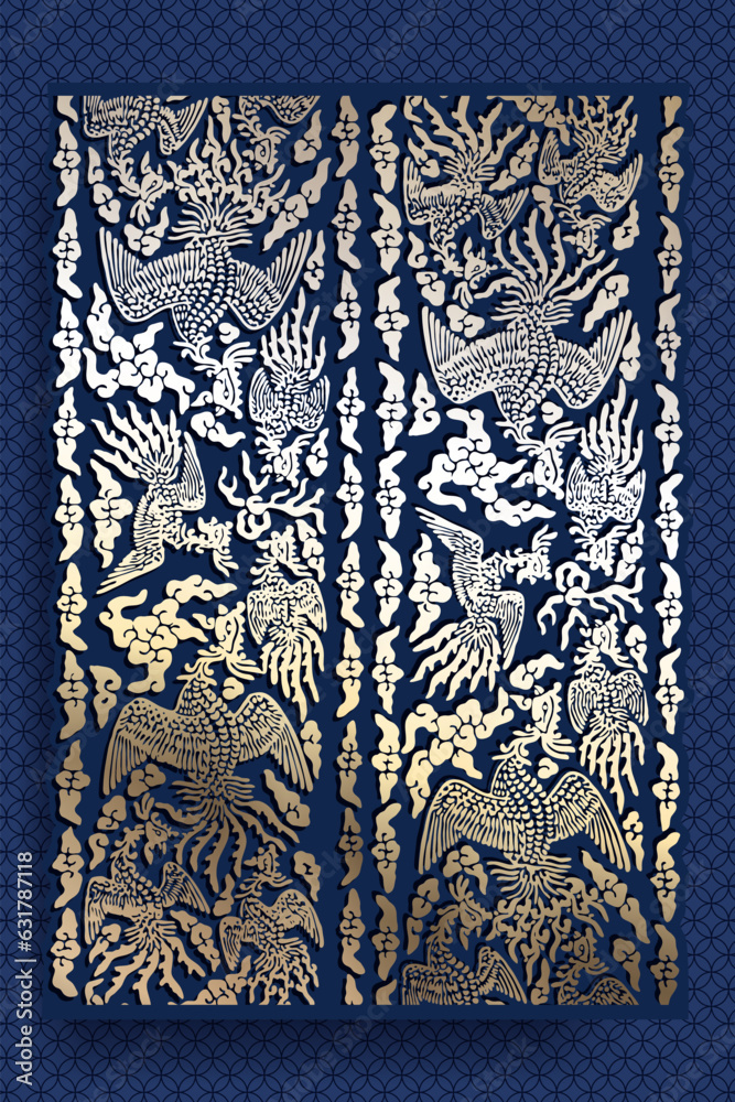 Korean traditional pattern design elements 스톡 벡터 | Adobe Stock